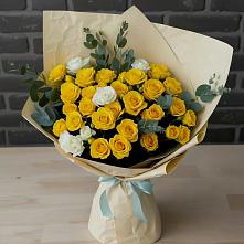 Букет цветов из:  Розы #REPLACE_PRED# Первомайском Алтайского края