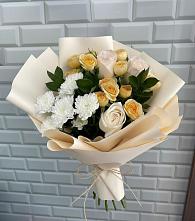 Букет цветов из:  Розы и Хризантемы #REPLACE_PRED# Первомайском Алтайского края