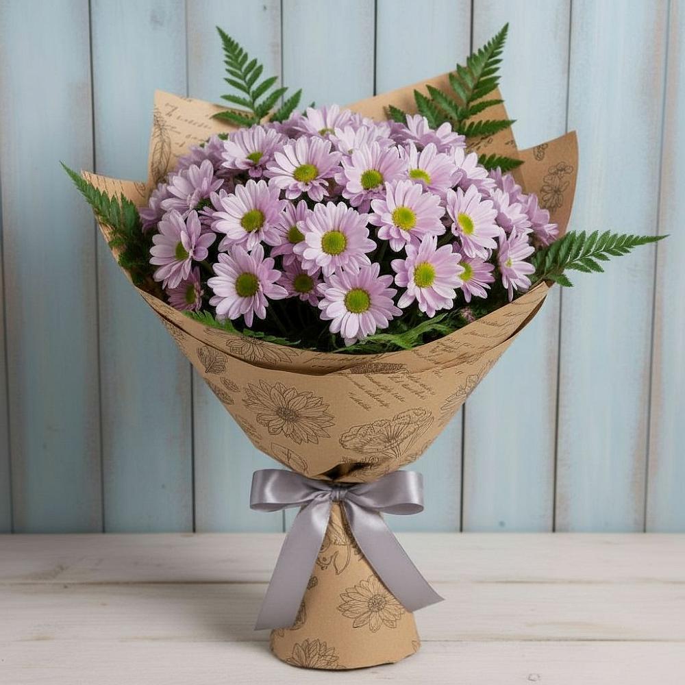 Букет цветов из: Хризантемы в Первомайском Алтайского края