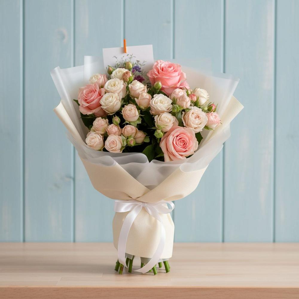 Букет цветов из: Розы в Первомайском Алтайского края