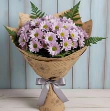 Букет цветов из:  Хризантемы в Первомайском Алтайского края
