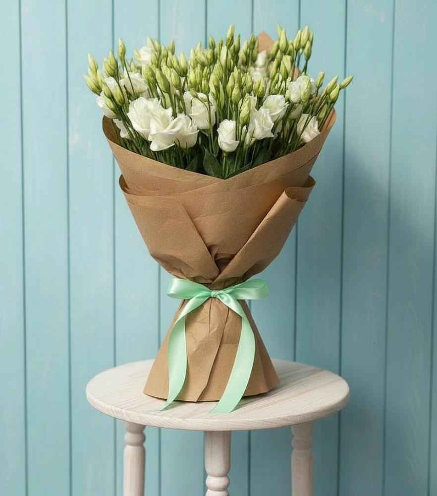 Букет цветов из: Лизиантусы в Первомайском Алтайского края