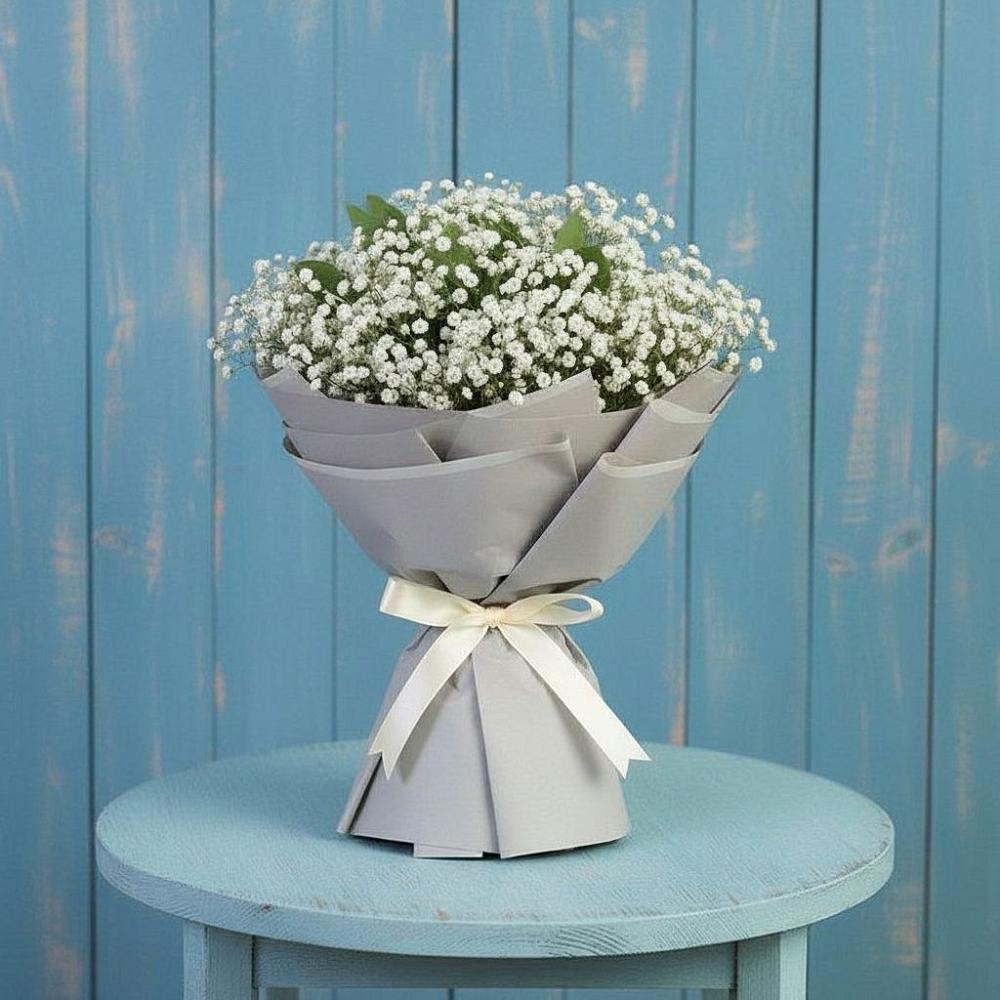 Букет цветов из: Гипсофила в Первомайском Алтайского края