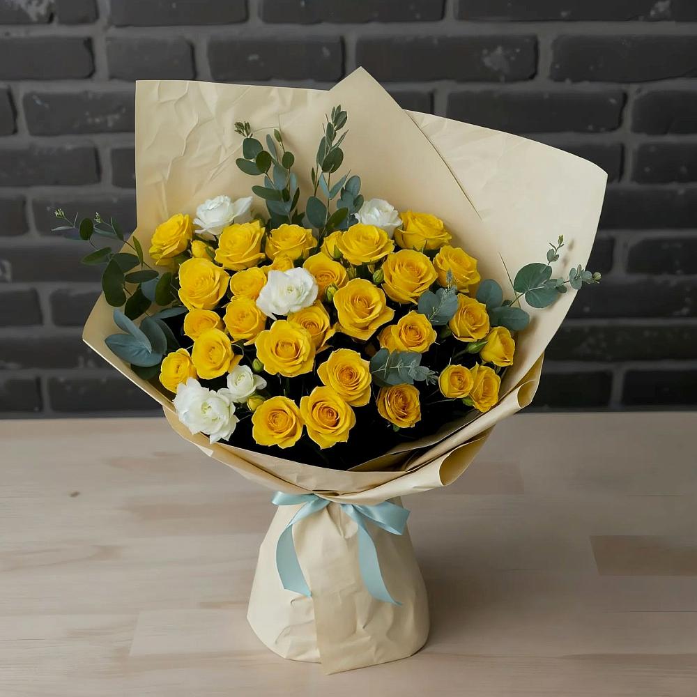 Букет цветов из: Розы в Первомайском Алтайского края