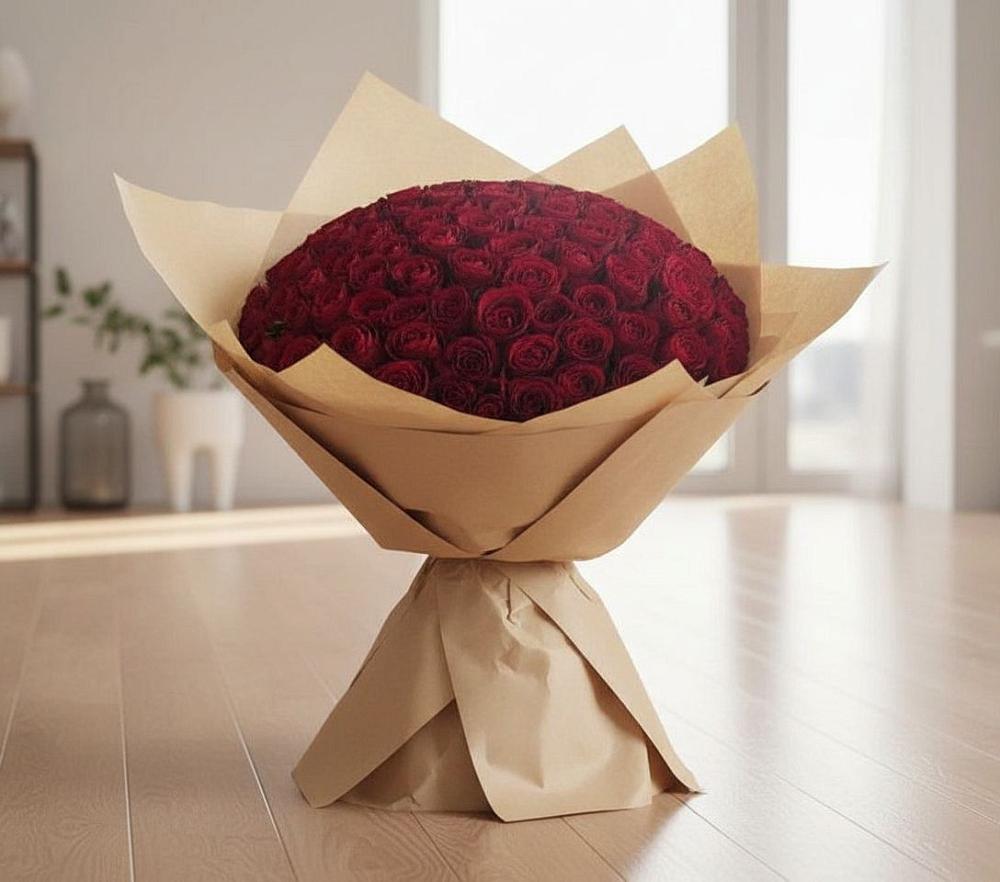 Букет 101 Красная роза в Первомайском Алтайского края