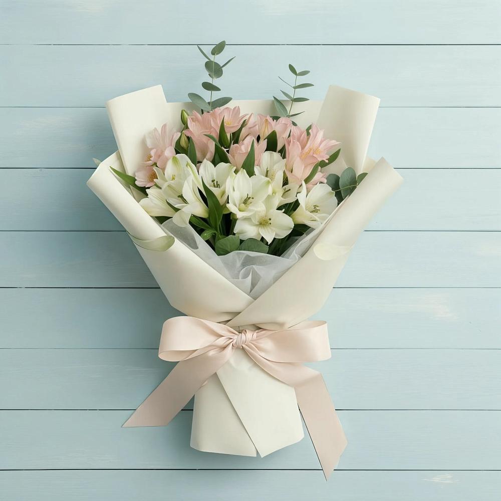 Букет цветов из: Альстромерии в Первомайском Алтайского края