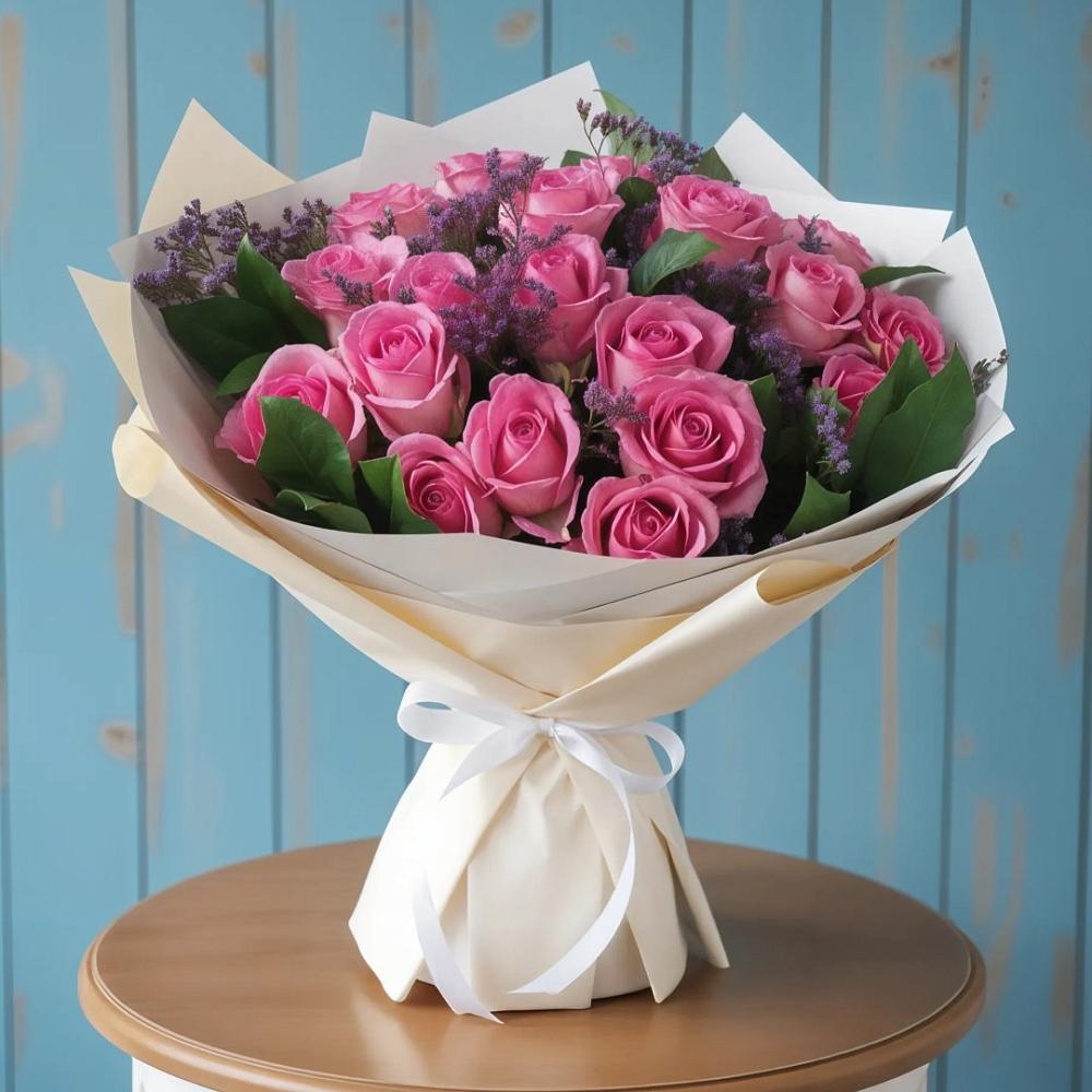 Букет цветов из: Розы в Первомайском Алтайского края