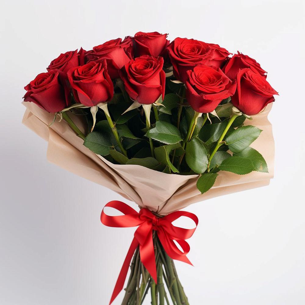 Букет 11 Красных роз Эдлесс Лав в Первомайском Алтайского края